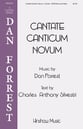 Cantate Canticum Novum SATB choral sheet music cover